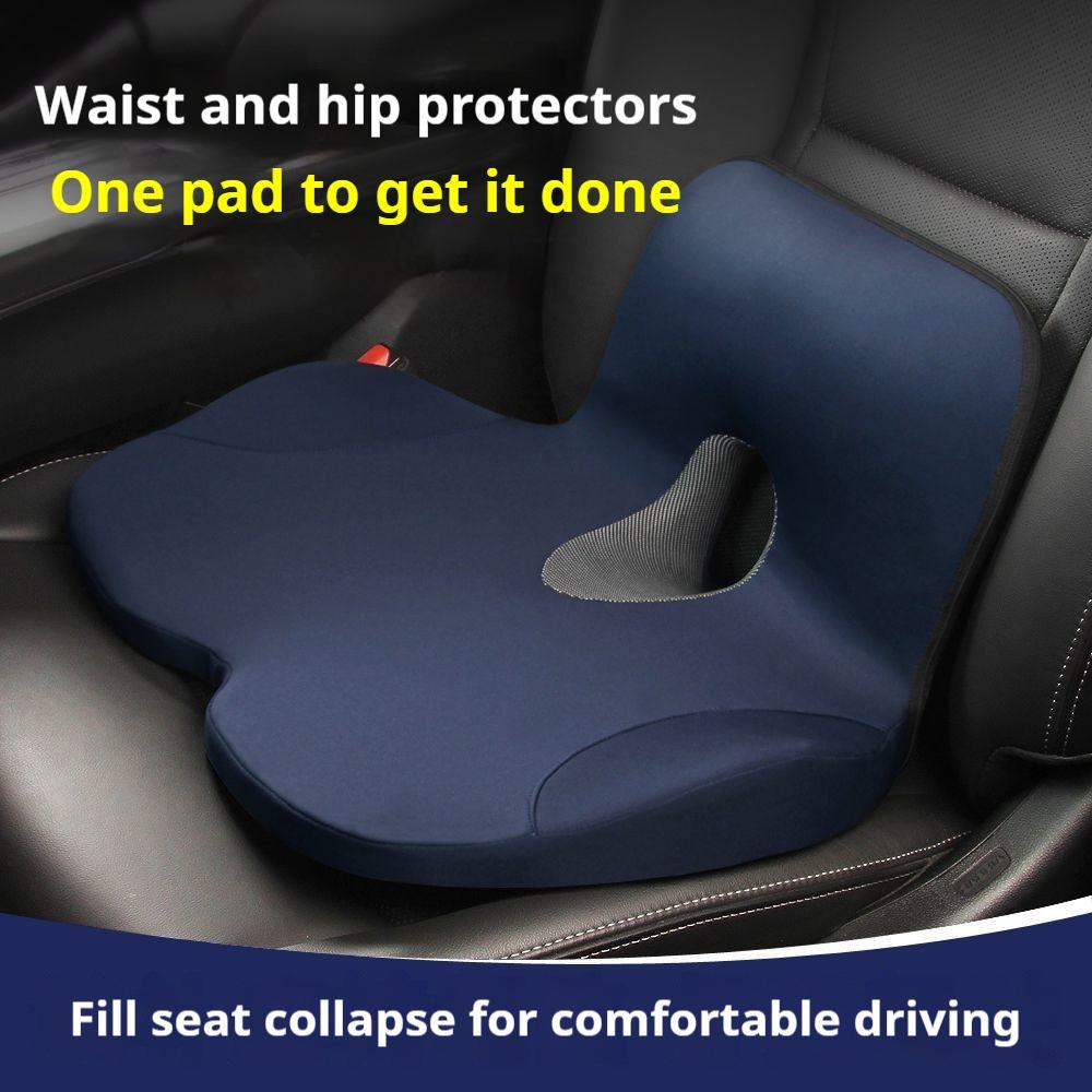 Основное сиденье водителя автомобиля, подушка сиденья с эффектом памяти, подушка-реле, подходящее всесезонное сиденье-бустер, универсальное комфортное сиденье