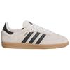 adidas Кроссовки Unisex Samba ADV Alumina Black Gum с кремовой подошвой и черным верхом JR7108