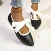 Женская обувь 2024 года, осенние балетки с острым носком, женские туфли на плоской подошве, повседневные туфли на мягкой подошве, женские элегантные туфли на шнуровке Zapatos
