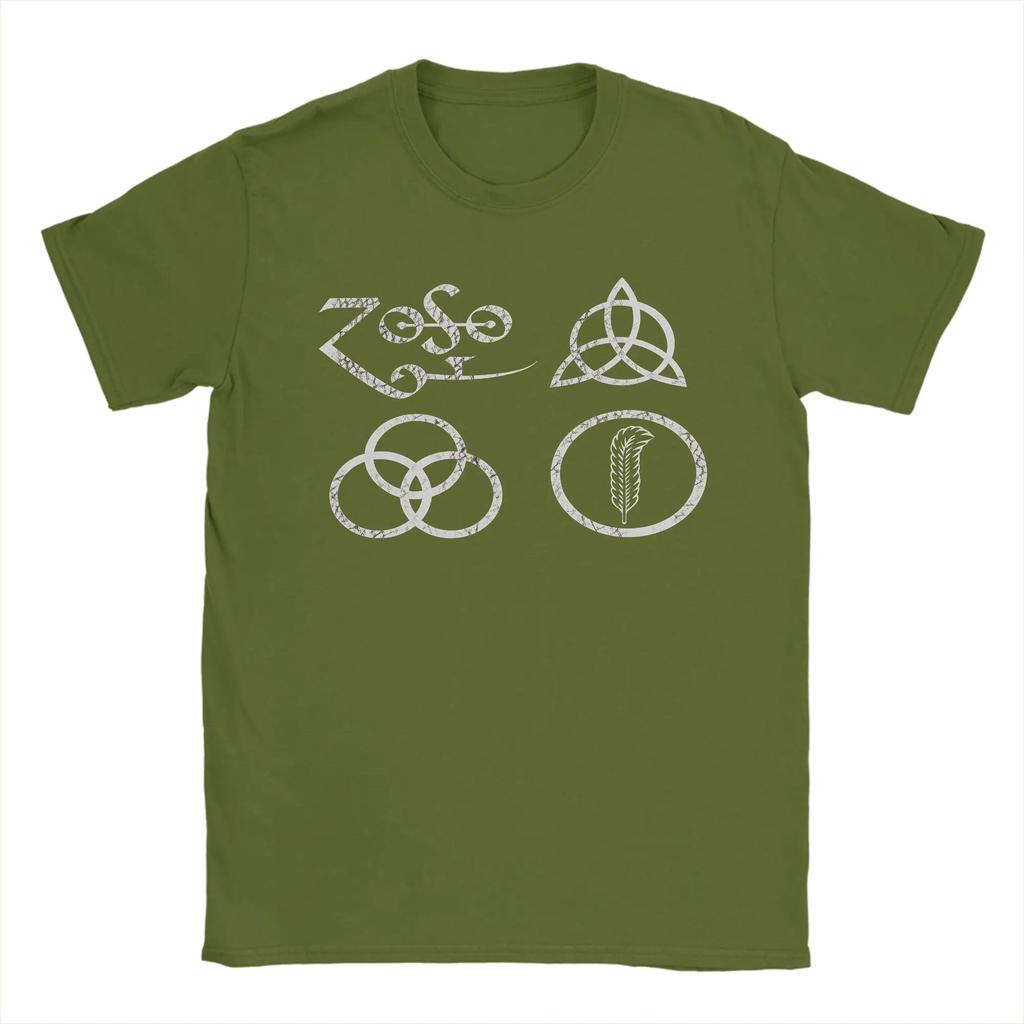 The Mother Ship Led Zeppelin T Shirt Summer Hipster T-Shirts 100% Cotton O-Neck Oversized Clothes Short-Sleeve Vintage Tops
