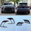 Для Toyota Grand Highlander 2024 2025 ABS карбон Передняя задняя крышка противотуманной фары Внешняя отделка бампера Лампа Молдинг Украшение Рамка