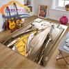 Обои для рабочего стола Cartoon Adventure game carpet3D Print Genshin Impact Floor Mat Living Room Carpet Soft Flannel Play
