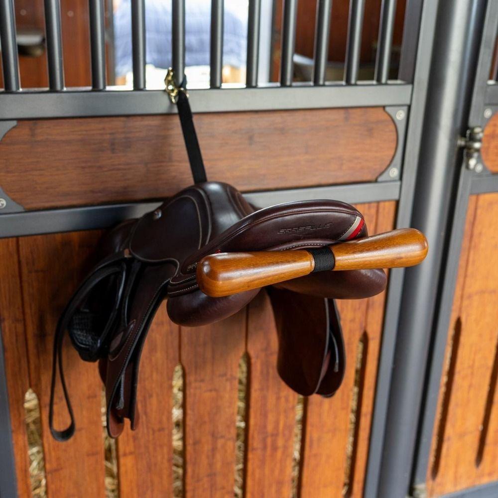 Wall Mounted T-Shaped Saddle Hanger Wooden Saddle T Hanger T-Shaped Saddle Rack Equestrian Storage