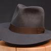 Hot-selling wool hat, fashionable wear solid color felt hat, bow webbing decorative pure wool top hat soft