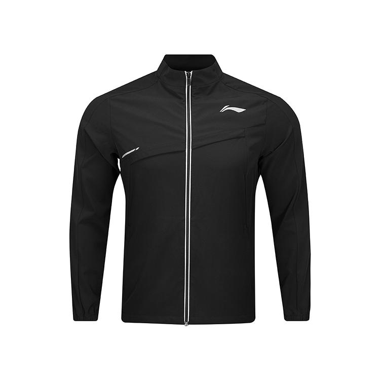 Li Ning Badminton Series Club Simple Versatile Quick-Dry Cool Sports Long Sleeve T-Shirt Unisex Tops Black AYYV003-1