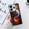 Чехол для телефона с покрытием «Золотой карп и счастливый кой» для Xiaomi Redmi Note 14 15 Pro Plus 13 12 11 11S 11T 10 9S 9 5G, противоударный с подушкой безопасности