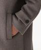 Musinsa Standard Cashmere Blend Oversized Minimal Balmacaan Coat [Taupe]