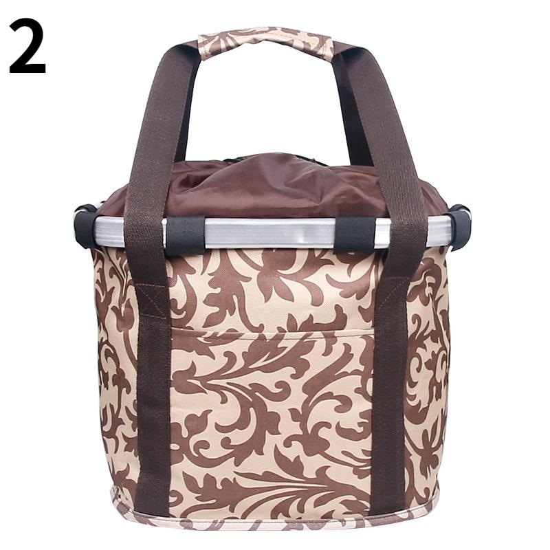 Складная передняя сумка для велосипеда, водонепроницаемая корзина на руль велосипеда, велосипедная передняя рама, аксессуары для велосипеда, велосипедные корзины, 1 шт.