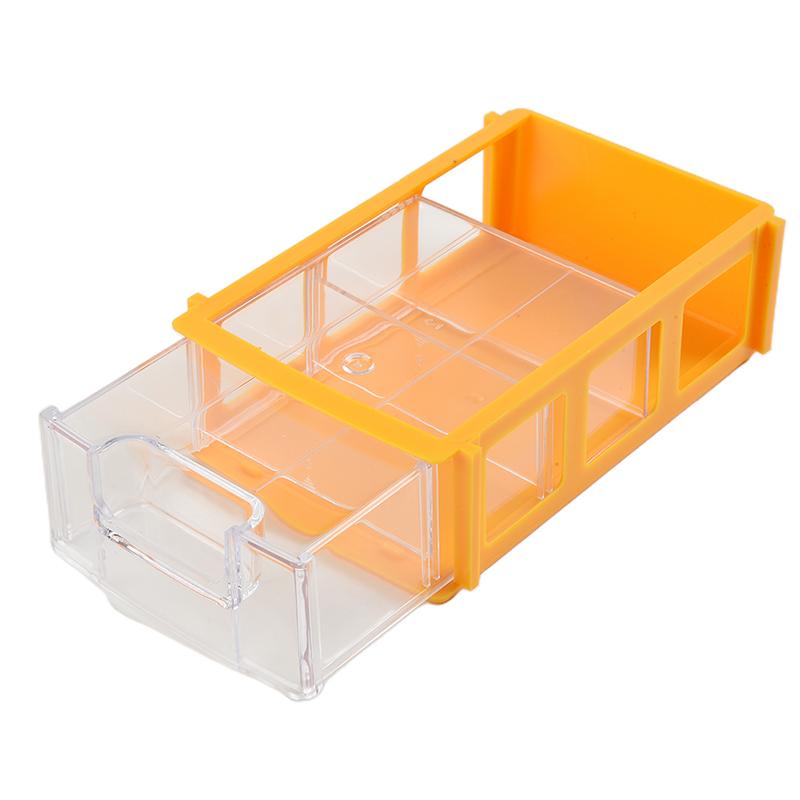 Ящик для хранения Штабелируемые пластиковые ящики для хранения деталей оборудования Компоненты Винты Инструменты Органайзер Комбинированный шкаф Ящик Корпус Коробка