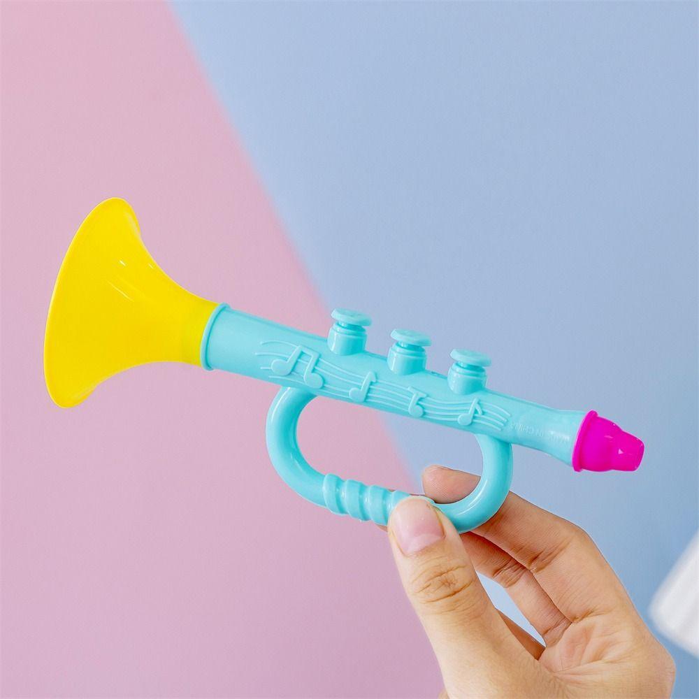 Kids Toy Best Gift Children Colorful Baby Music Toys Kids Trumpet Plastic Trumpet Baby Horn Toy