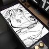 Mouse Pad Black And White Anime Mousepad Office
