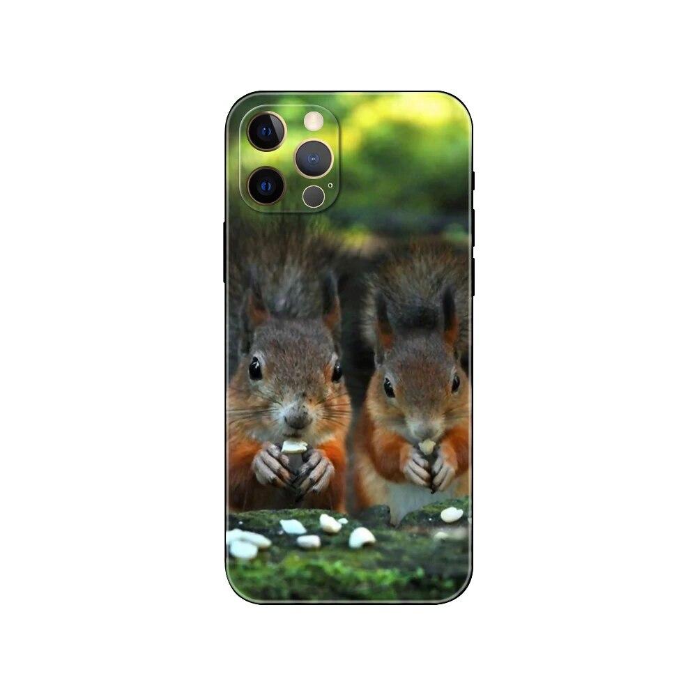 Чехол для телефона с белкой для iPhone Samsung Galaxy Redmi Xiaomi Oppo OnePlus Note SA 7 8 9 10 11 12 13 14 20 21 22 23 53 54 Pro Max Plus Ultra TPU Soft
