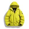 Men's Autumn and Winter Hooded Work Clothes Cotton Clothing Outdoor Mountaineering Jacket Thin Three-mode Thickened Cotton Clothing for Women