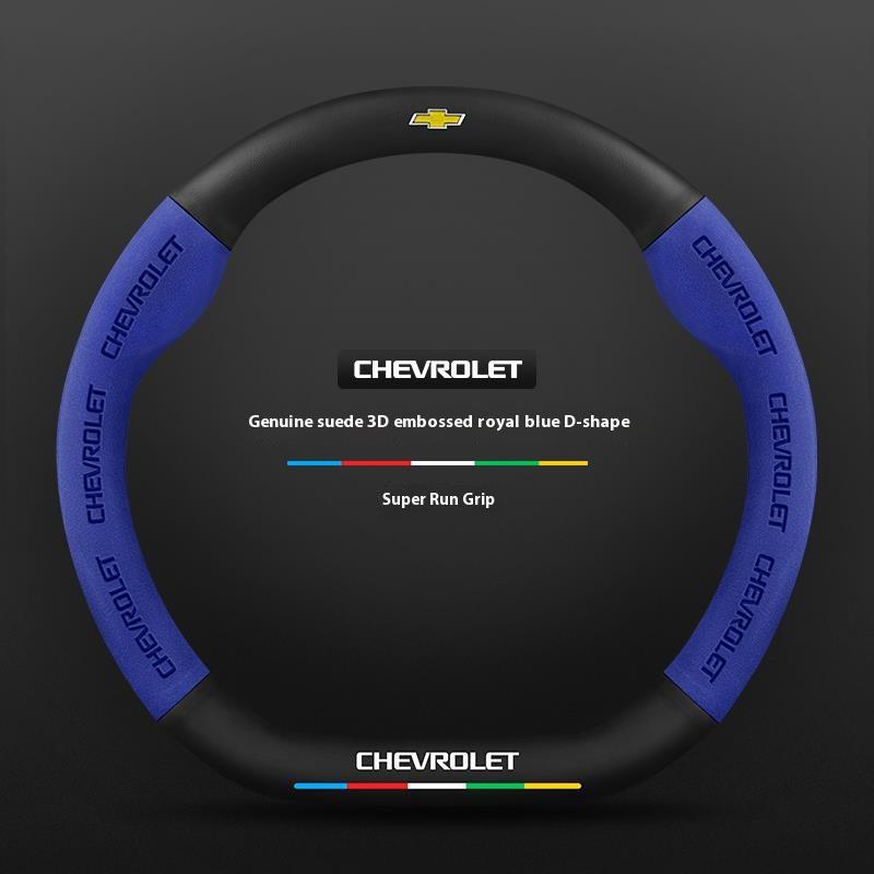 Suede Car Steering Wheel Cover for Chevrolet Cruze Groove Impala Matiz Beat Volt Corsa Optra Lacetti Malibu Xl Epica Accessories