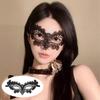 YUHENGCT Кружевная маска для глаз Венецианское кружево Школа Хэллоуин Черный Набор из 4 масок, Маска, Сексуальная, Повязка на глаза, Маска, Женская, Костюм, Маскировка, Ажурная, Маскарадная,