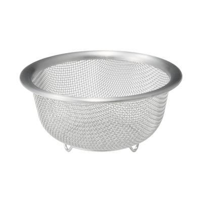 Дуршлаг из нержавеющей стали MUJI, размер XXS, серебристый, артикул 84376252