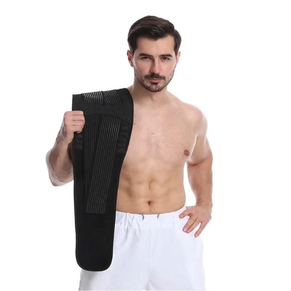 Pressurization Spine Support Belt 8-springs Lumbar Corset Orthopedic Lumbar Belt Gym Training