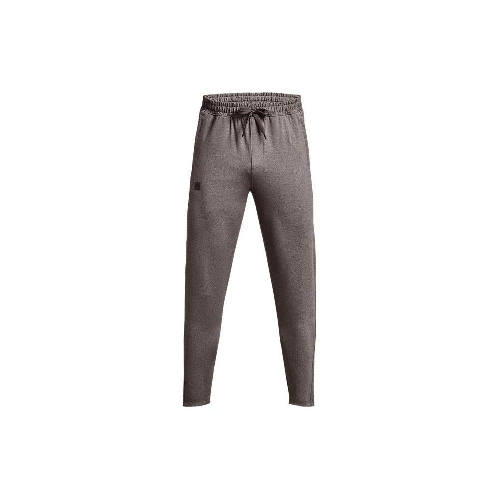 Under Armour Knitted Sweatpants Men's Brown Moderate Slim Fit Pants 1373730-176