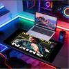 Custom Name Personalized Michael Jackson Pattern Mousepad, Laptop PC Desk Mat, Decorative Desk Mat for Home Keyboard Pad Gift