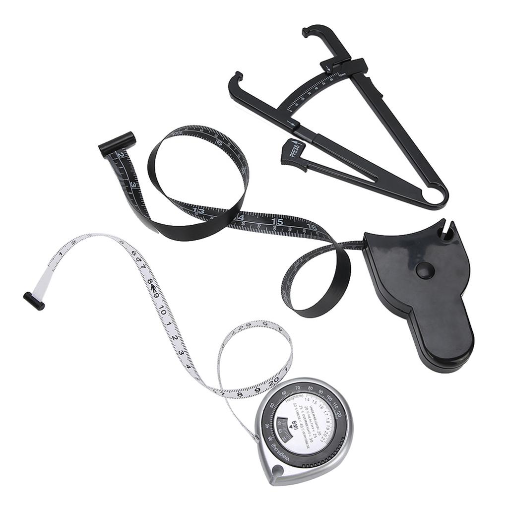 Fat Caliper Body Measuring Ruler Measure Tape for Waist Leg Arm Measurement Tools