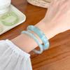 Bright Round Bangles Cat Eye Cuff Bracelet Vintage Resin Bracelet  Jewelry