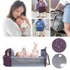 Portable Folding Baby Bed Mom Bag Multi-function Bed Large Capacity Mother and Baby Bag Backpack