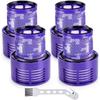 Filter for Vacuum Cleaner - Phonillico® - Set of 4 - Compatible with Dyson V10