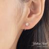 Earrings Ladies Simple 10K Yellow Gold November Birthstone Citrine [Barzaz]