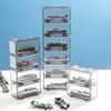 Коробка для пластиковой модели автомобиля 1:64 Пластиковый кейс для машинок Hot Wheels и MiniGT, прозрачный, водонепроницаемый, для хранения и организации