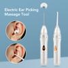 Electric Relaxation Ear Cleaner Ear Picking Tool Set Goose Feather Stick Gentle 4 Speeds Ear Canal Cleaning Earwax Removal Tool