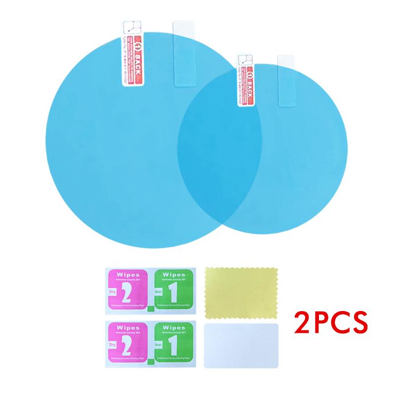 Car Rearview Mirror Film Side Window Rainproof Clear Film 2 Pcs Anti Fog Window Mirror Protective Film Sticker Car Accessories