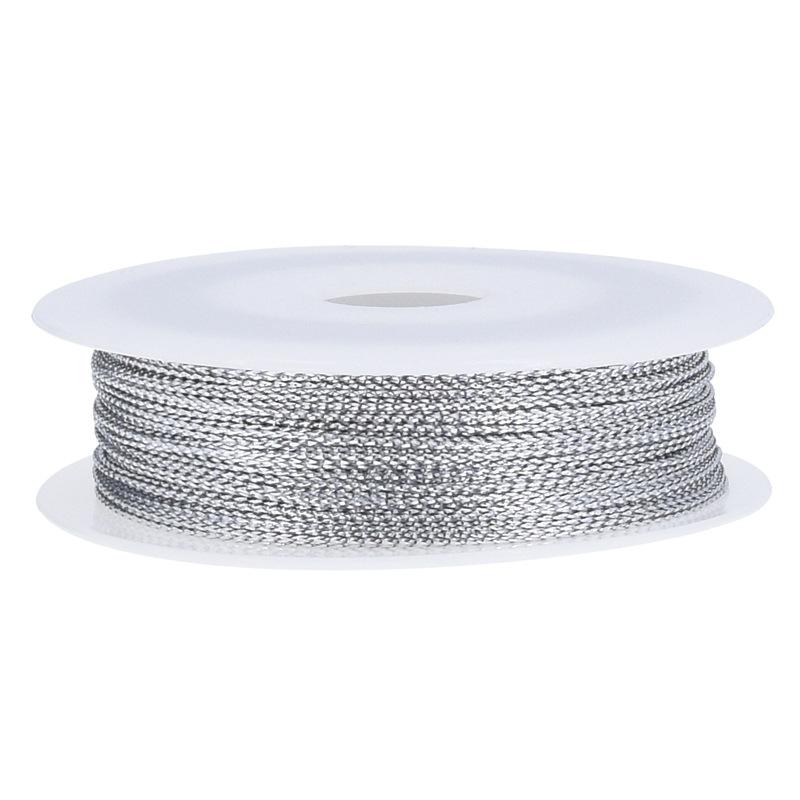 1 мм веревка для бирок, неэластичная веревка, цветная веревка с зеленым луком, шнурок для рождественских колокольчиков, веревка для поздравительных открыток 100 метров