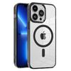 Magnetic Case for iPhone 13 Pro Max,PC+TPU Transparent Phone Cover Compatible with MagSafe