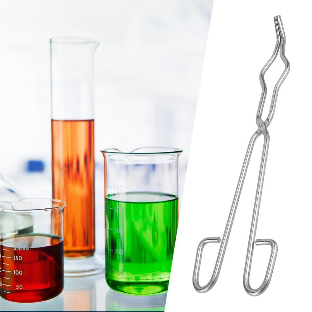 High Temperature Tough Crucible Tongs Anti Slip Grip Lab Crucible Clamp Chemistry Laboratory