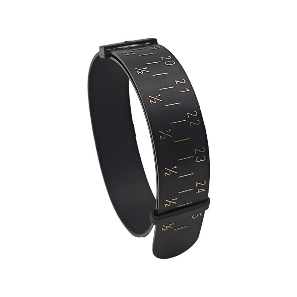ABS Plastic Bangle Gauge Sizer Black Bracelet Making Tools Wear-resistant Wrist Size Tool  Jewelry