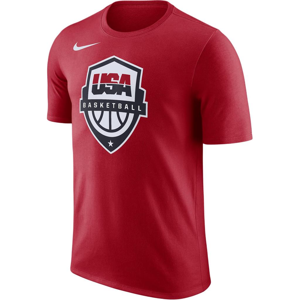 Nike USAB Basketball DRI-Fit T-shirt Sport Red/Sport Red/White Men Streetwear FQ3634-614