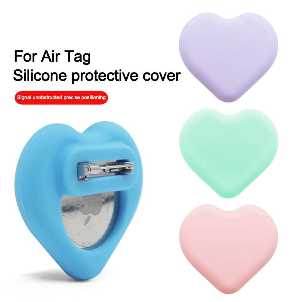 Heart Shape Silicone Case for Airtags Waterproof Tracker Accessories For Airtags