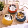 Large Capacity Dog Feeder Anti Rollover Pet Bowl New Food Bowl