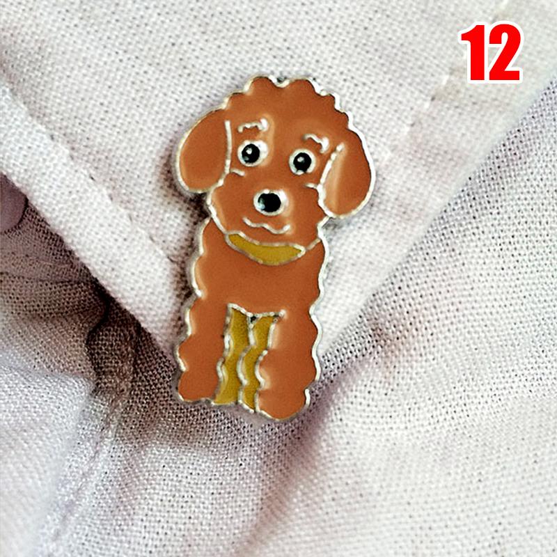 1PC Badge Decorated Cartoon Cute Brooches Dog Jewelry Dachshunds Corgi Dogs Brooches Pins