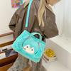 Hatsune Plush Miku Shoulder Bag For Girls Cartoon Adjustable Shoulder Strap