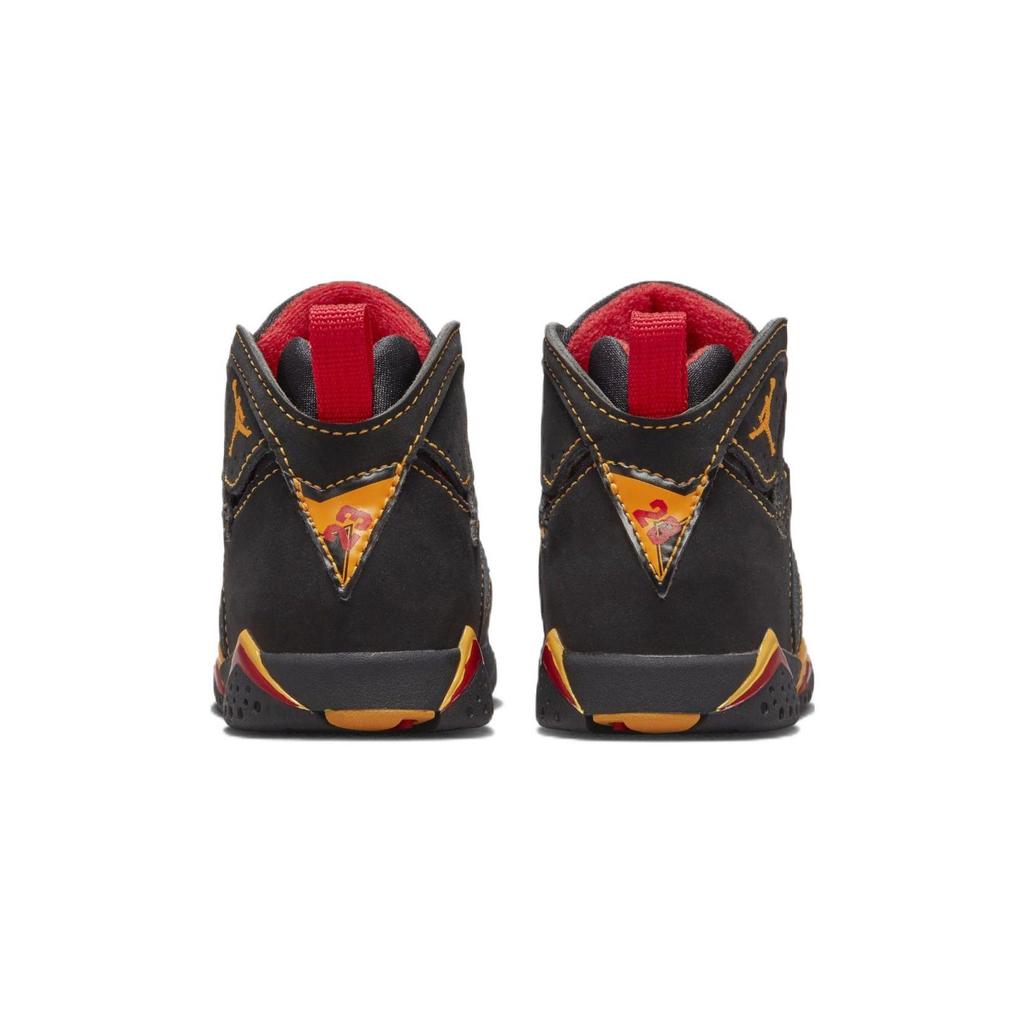 Детские кроссовки Air Jordan 7 Retro TD Citrus 2022 Черный/Красный DJ2776-081