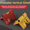 Складной спиртовой уровень 270 градусов регулируемый профессиональный инструмент для выравнивания столбов прочный магнитный регулируемый угломер