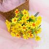 Artificial Daisies Flowers Outdoor Fake Plants for Wedding Party Home Decoration (1 Bouquet, 28 Heads)