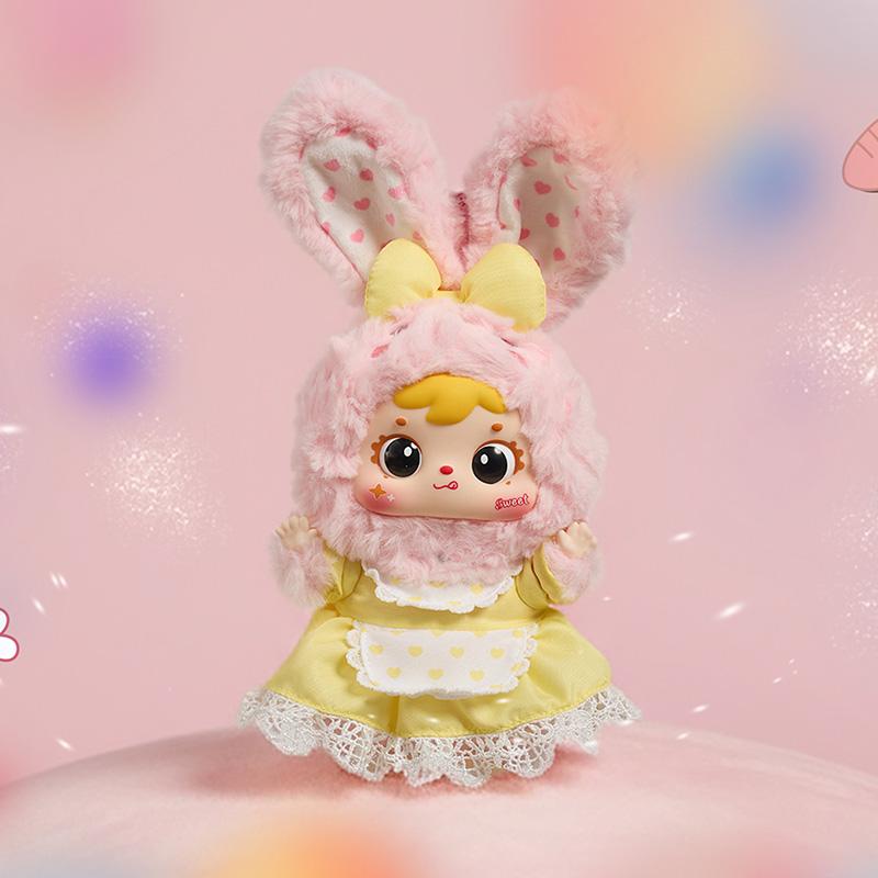 Новая серия плюшевых игрушек Samuel Rainbow Rabbit для малышей. Милый брелок-подвеска в виде кролика, украшение для спальни, праздничный подарок.