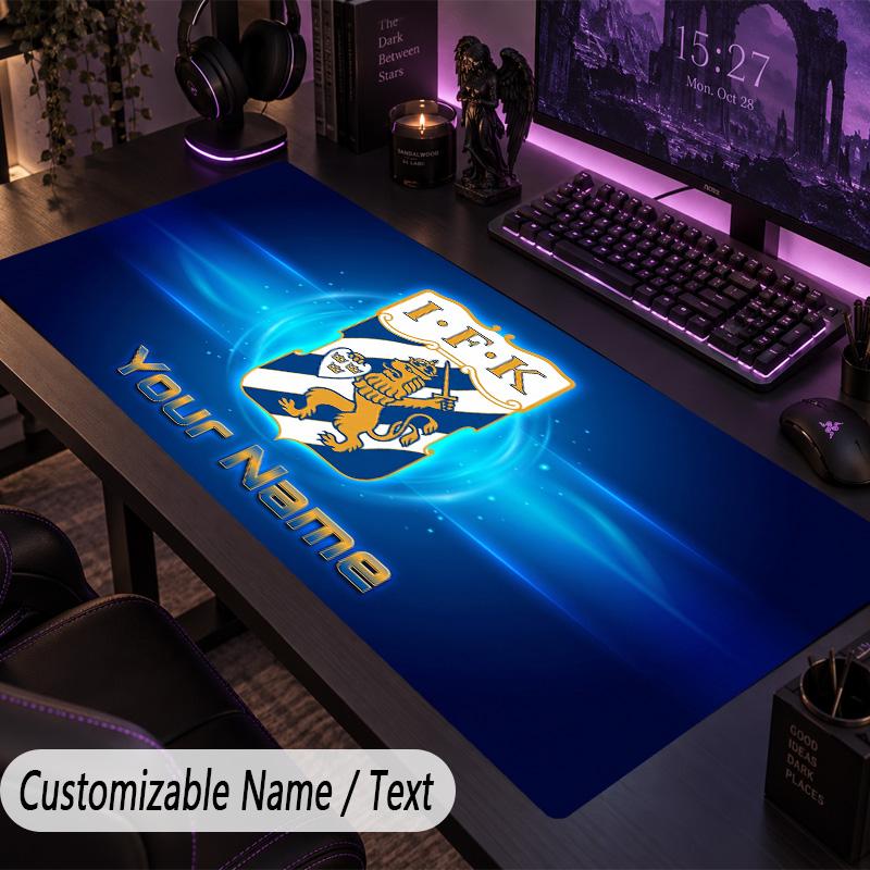Large Mouse Padifk göteborg Custom Name Text Personalized Desk Mat Non Slip Gaming Pad