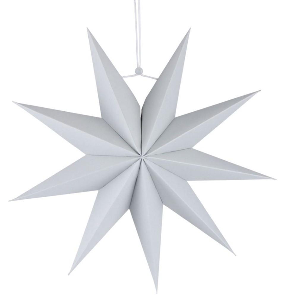 Nine Pointed Star Hanging Ornaments Hanging Paper Stars Paper Flower Crafts Party Decor