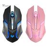Puntos Rechargeable T1 Ergonomic 2.4G   Silent Backlit USB Optical Wireless Gaming Mouse