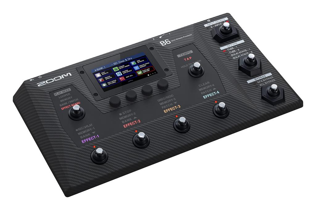 ZOOM B6 Bass Processor процессор для баса Мульти-Эффекты Мульти-Эффекты