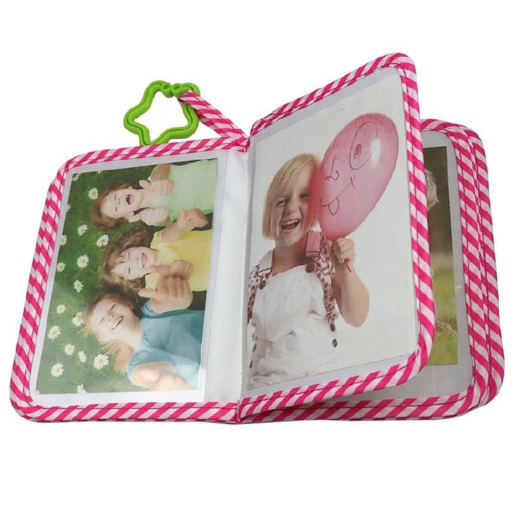 Альбом для фотографий «Первый год малыша» Мягкая тканевая фотокнига для записи особых воспоминаний с зеркальным элементом Подарок на детский праздник