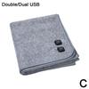 USB электрическое одеяло 5 В низковольтное отопление общежитие кемпинг сокровище автомобиль пластина автомобиль зарядка спальный электрический мешок Z9C4